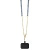 Guess GUHCP15LP4TDSCPB iPhone 15 Pro 6.1 niebieski/blue hardcase Crossbody 4G Metal Logo